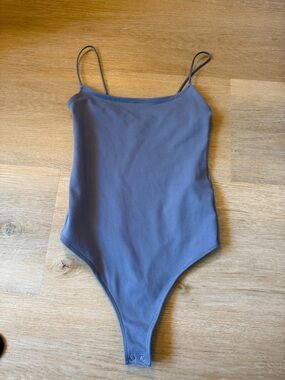 Abercrombie & Fitch Lavender Blue Spaghetti Strap Bodysuit
